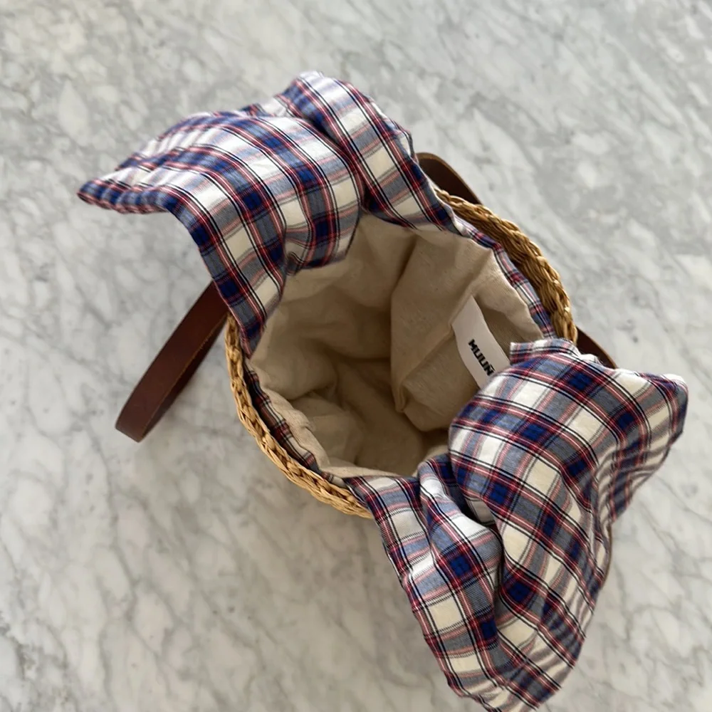 Muun Straw basket bag - Picture 2 of 9